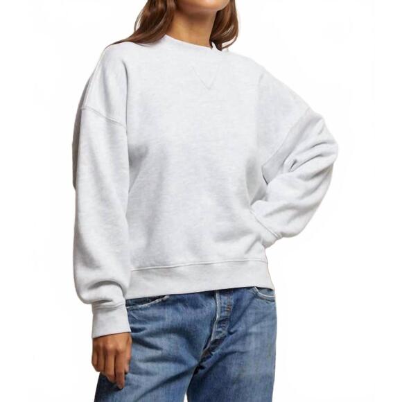 PERFECTWHITETEE Tops - NEW PERFECTWHITETEE blake sweatshirt in ash grey